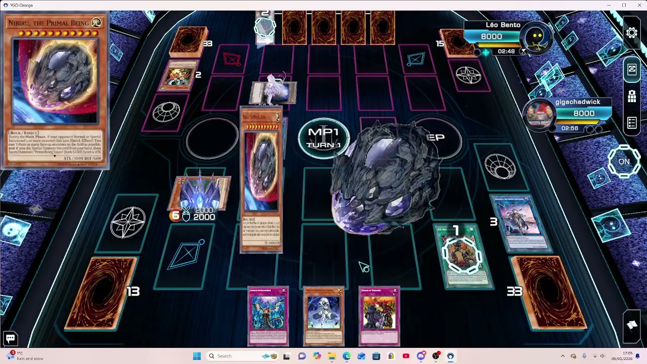I duelled in an Omega Tournament with RB Striker Orcust
