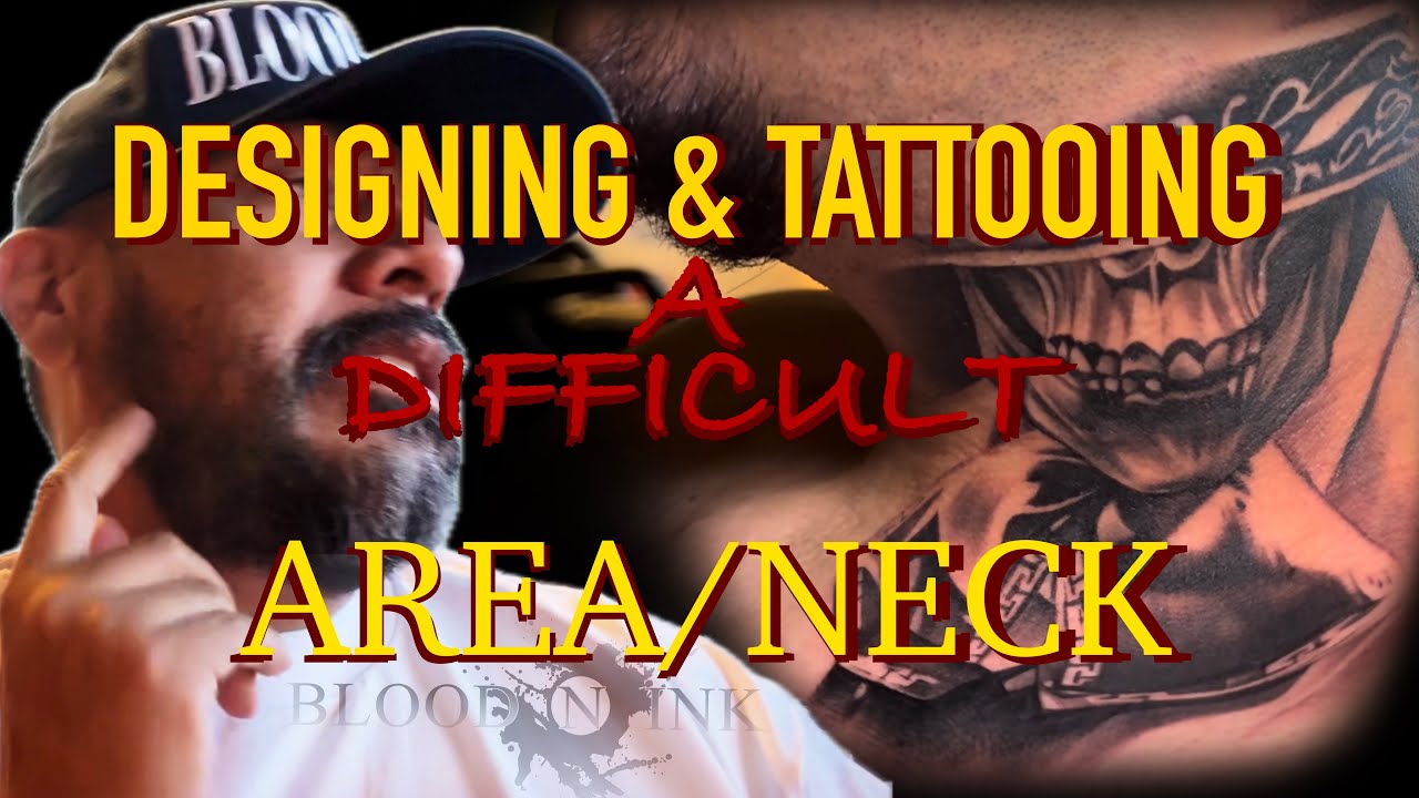 Designing and tattooing a difficult area