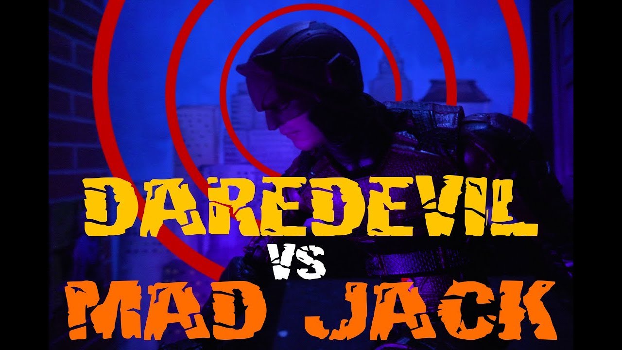 Daredevil vs Mad Jack Stop Motion Fight - Halloween Special