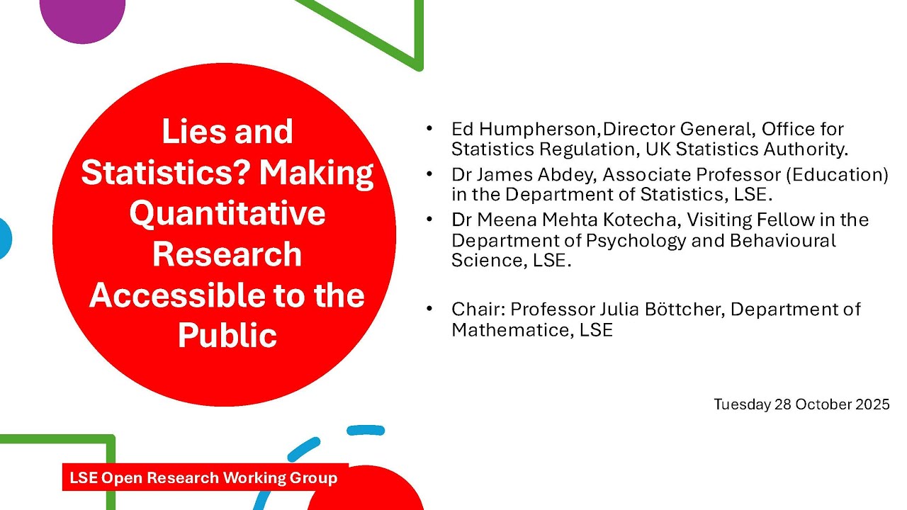 Lies and statistics? Making Quantitative Research Accessible to the Public