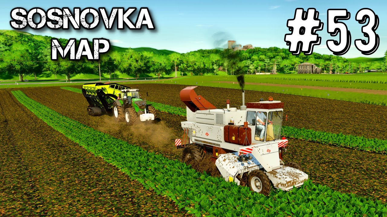 Farming Simulator 25 Карта Сосновка Таймлапс Эпизод #53 Мегаферма fs25 геймплей