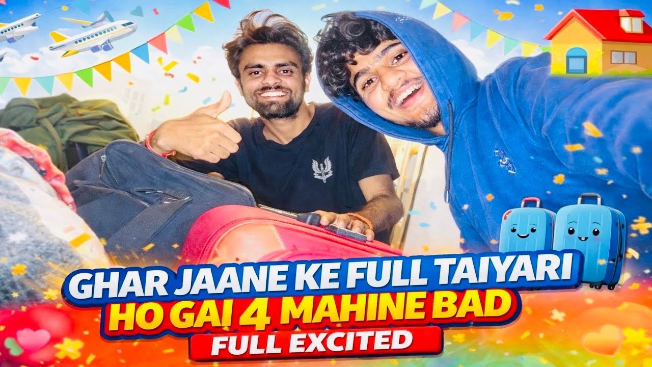  Ghar Jaane Ki Full Taiyari Ho Gai 😍 4 Mahine Baad | Full Excited Vlog ✈️🏠 | #vlog 