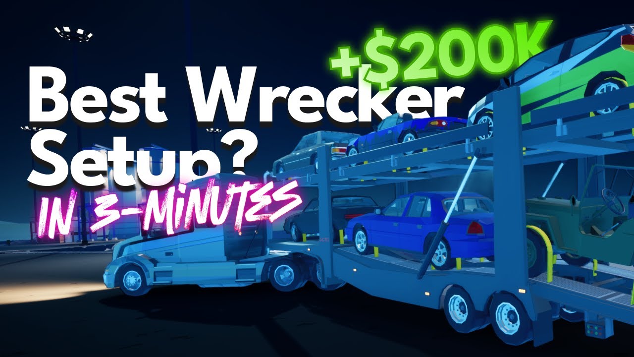 The New Wrecker META? (200K in 20min) - Motor Town