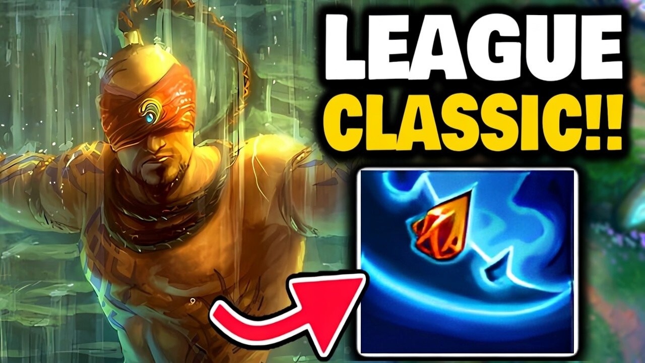 HOW to LEE SIN jungle in LEAGUE CLASSIC!!