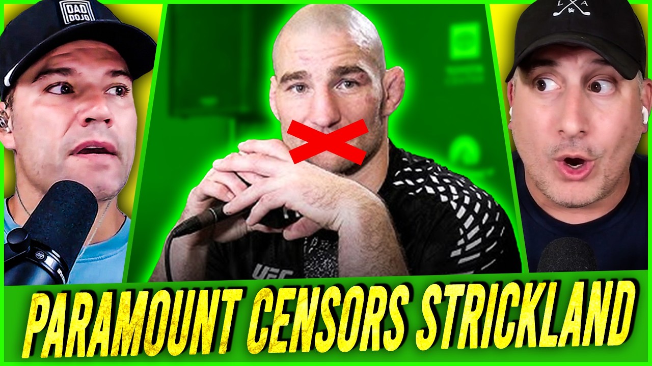 Paramount WAS NOT READY for a Sean Strickland Fight Week...