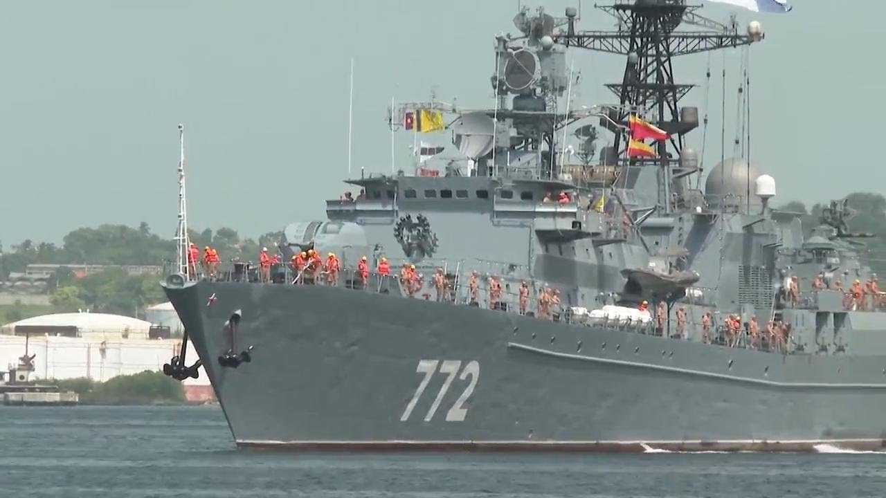 Three Russian warships depart from port of Havana after brief visit to Caribbean island