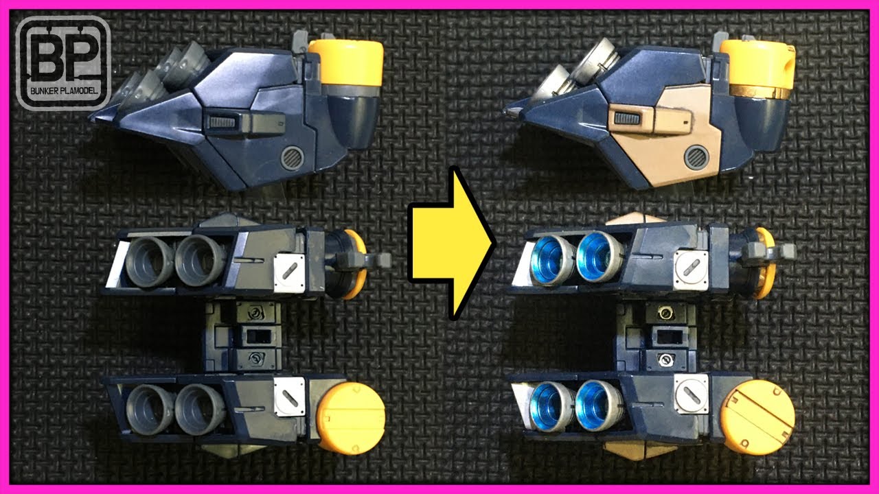 RG뉴건담 만들기 9부: 백팩  뽀대나게 붓도색하기 RG NU GUNDAM