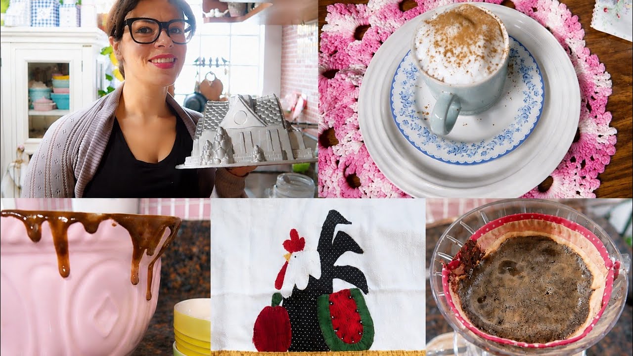 CAFÉ E BOLO | INAUGUREI COMPRINHA PARA O LAR: FORMA NORDIC WARE CASA | MOSTREI PANOS DE PRATOS DIA