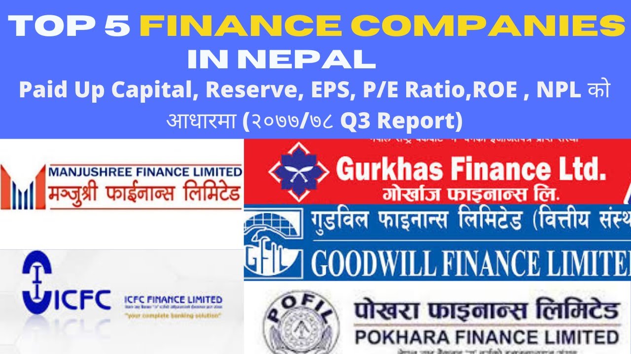 Top 5 Finance Companies in Nepal l Q3-2077/78 l Share Nepal Guide