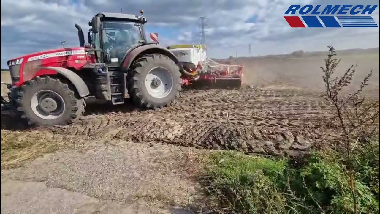 JEDYNY TAKI NA PODLASIU! Uruchomienie siewnika Pottinger Aerosem VT 5000 ROLMECH
