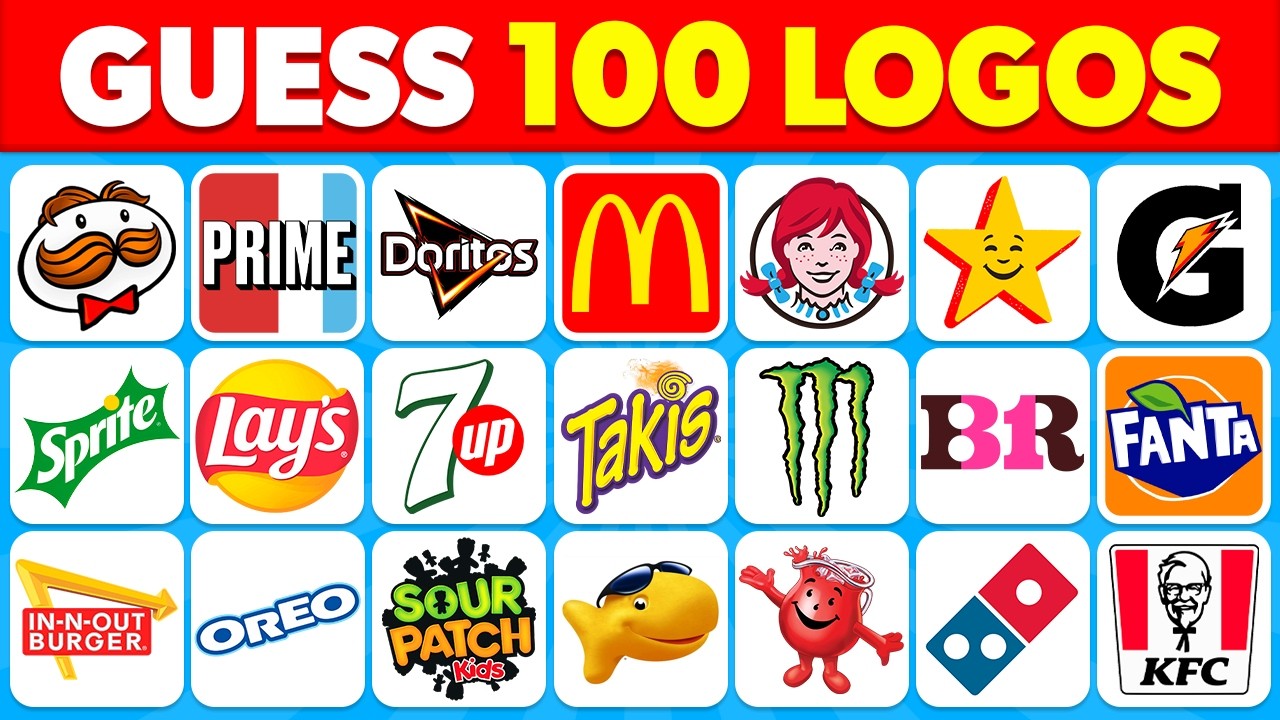 Guess The Logo Quiz | Food & Drink Edition | 100 Famous Logos