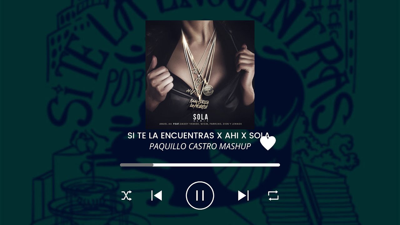 SI TE LA ENCUENTRAS POR AHI X SOLA - FEID , ANUEL (PAQUILLO CASTRO MASHUP)