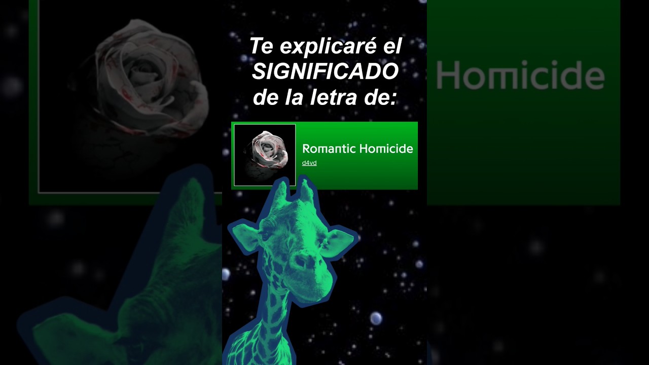 El significado de Romantic Homicide #d4vd #romantichomicide #musica #letra #significado #meme