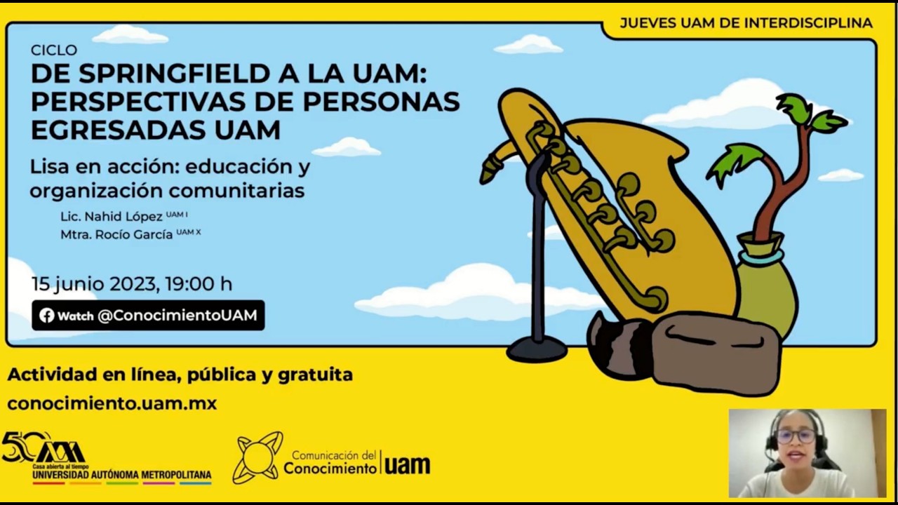 Ciclo De springfield a la UAM: Lisa en acción 15 Junio 2023