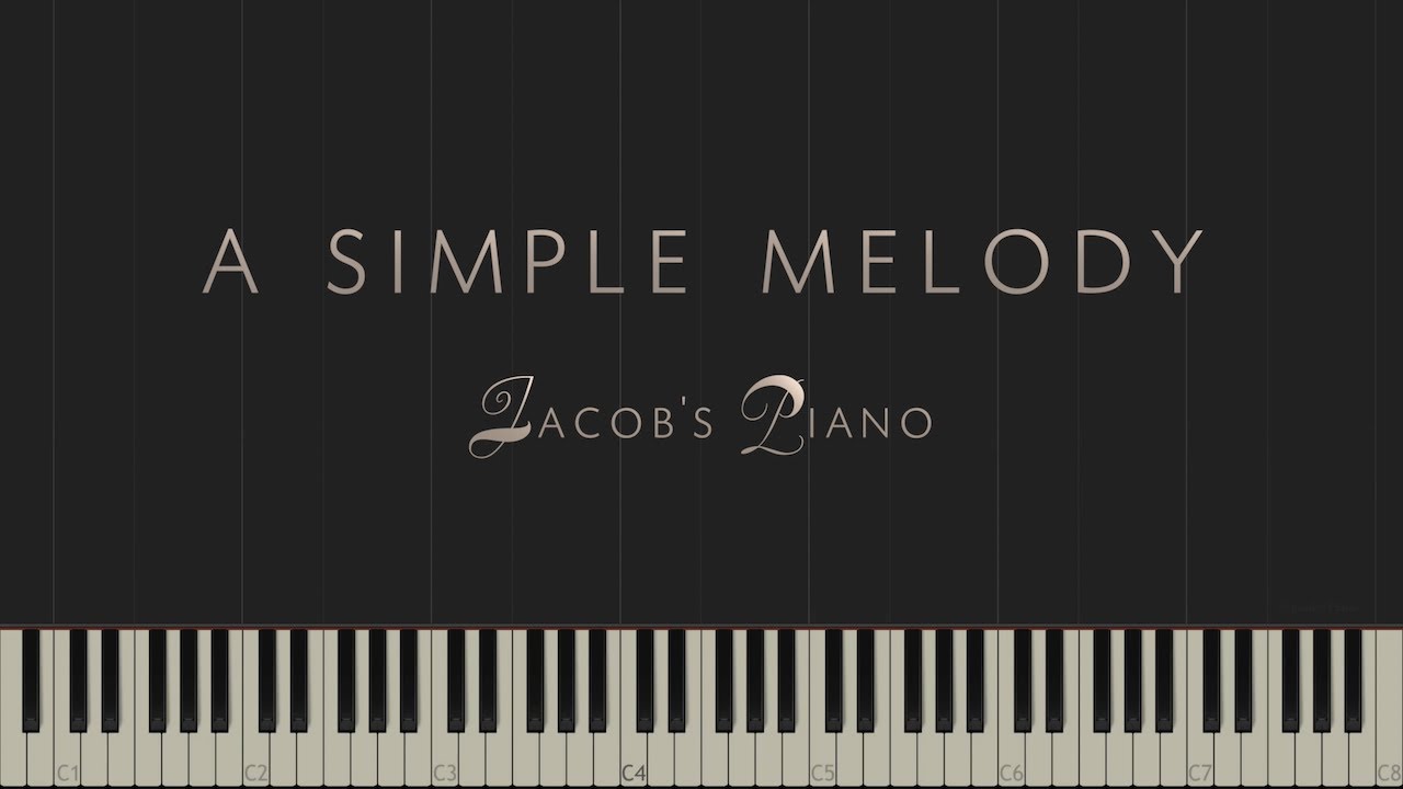 A Simple Melody - Original Piece \\ Synthesia Piano Tutorial
