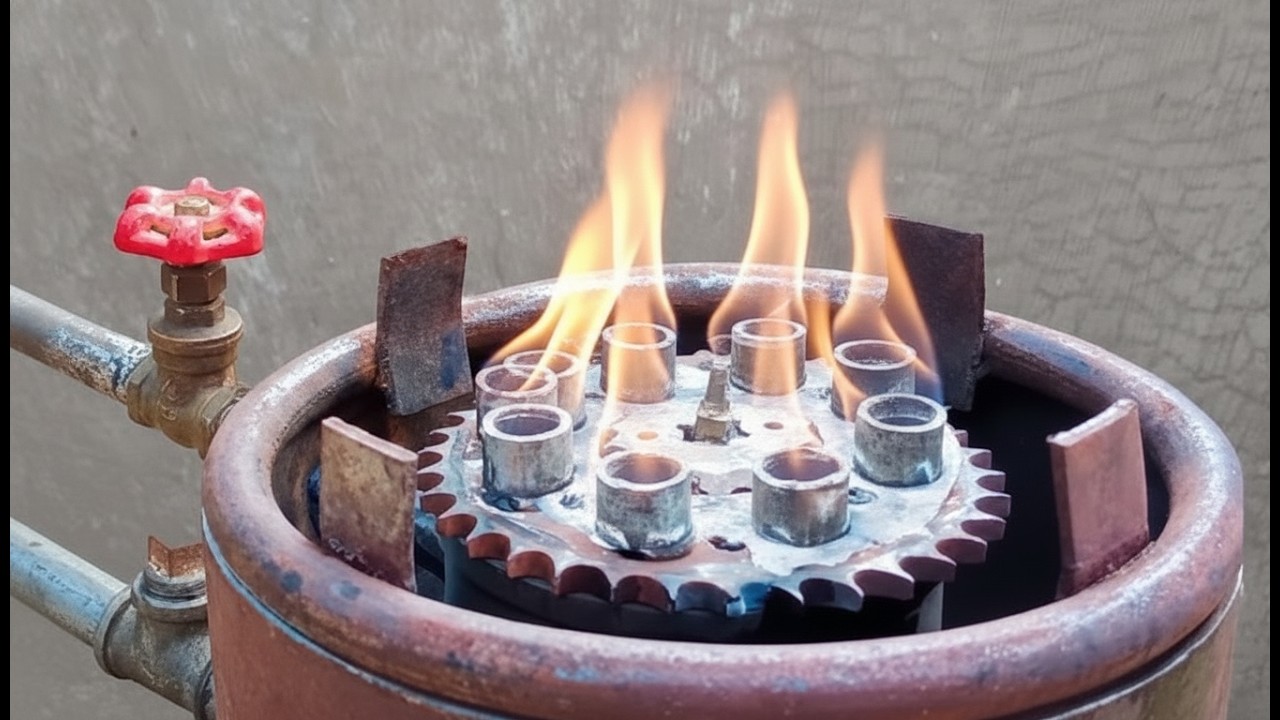 No More Gas Cylinders! How I Made Free Gas All Year with a Fridge Compressor, Two Bottles and Water
