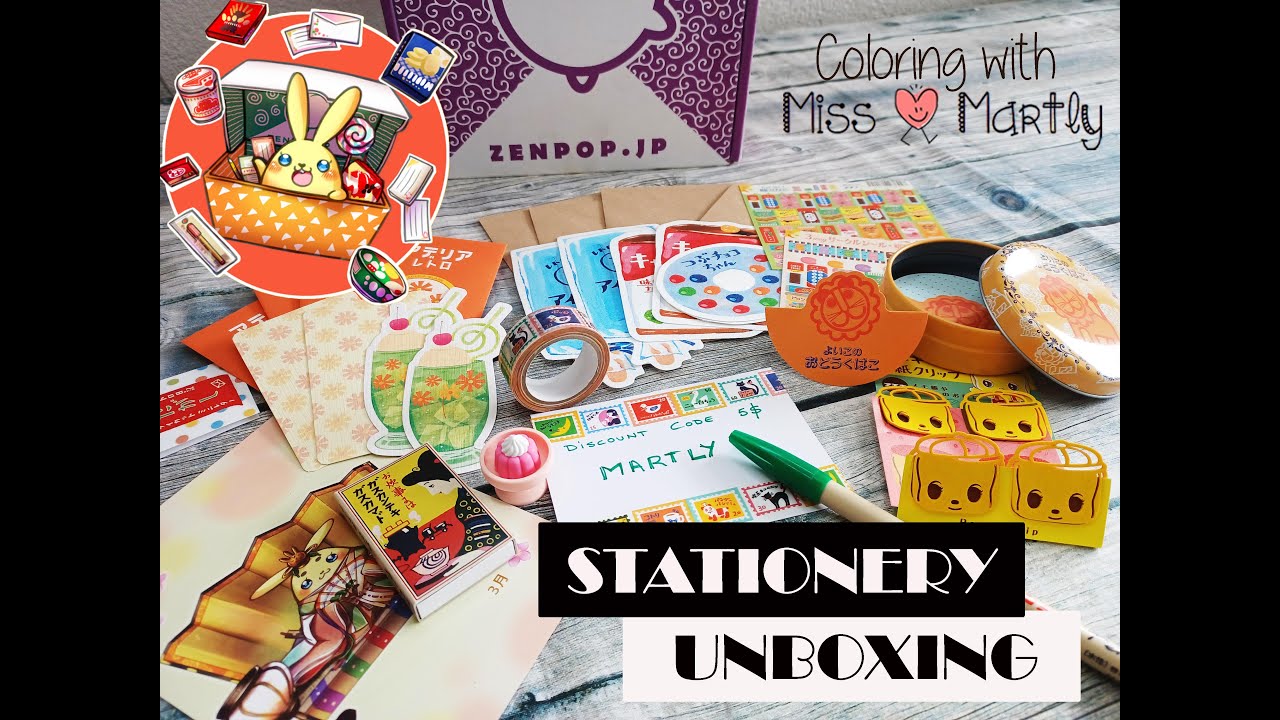ZenPop! Japanese Stationery Unboxing | IT'S ALL TOO CUTE!!