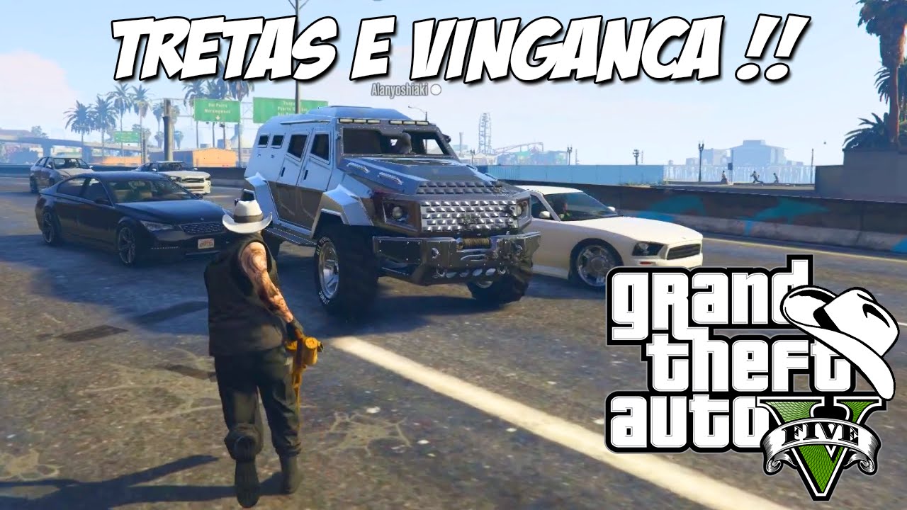 GTA 5 Online (PC) - Tretas e muita zuera: ALAN VINGATIVO xD