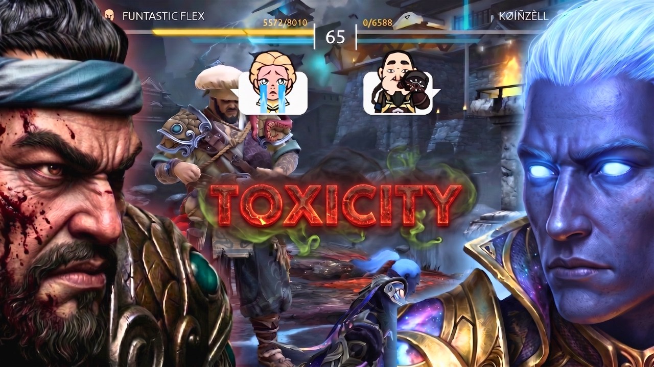 THE MOST TOXIC Match in Shadow Fight arena History...
