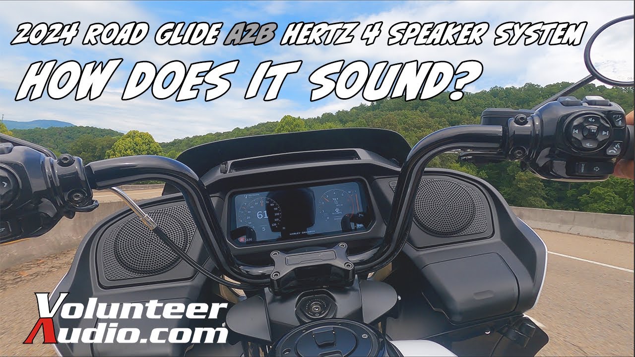 Значительное улучшение звука! Обновление звука Road Glide A2B Hertz 2024 с 4 динамиками. Видео с ...