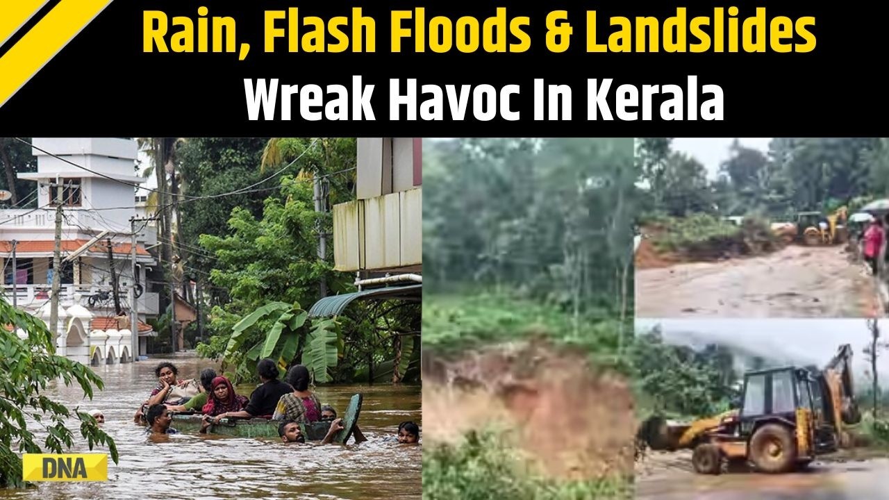 Kerala Rains: Three Killed As Heavy Rain Triggers Landslides, Floods Across Kerala