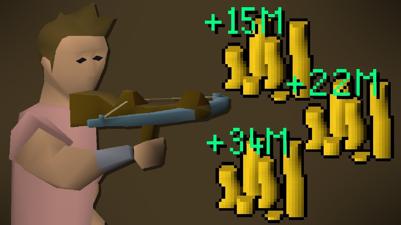 Can you get rich starting with a Rune Crossbow?
