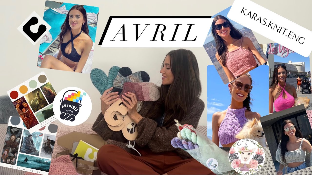 AVRIL : bouquet de laine Yarneline, maillot de bain chamade, unboxing laine of thrones Arcoiris ☁️