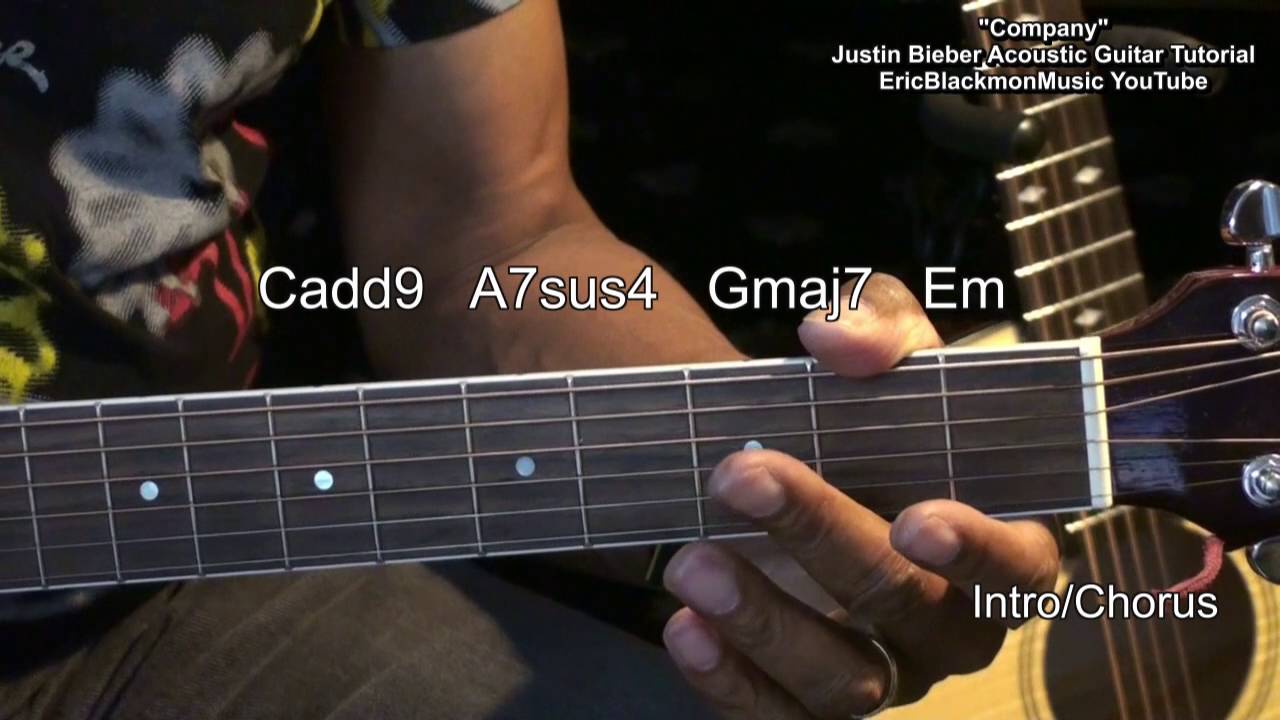 COMPANY Justin Bieber Guitar Lesson