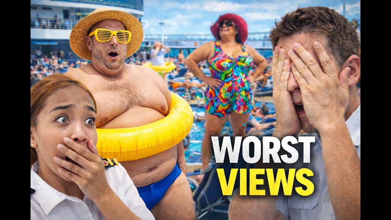 The Worst Views on the Pool Deck #CruiseShip #CruiseCrew #PoolDeck #CruiseComedy #CruiseSafety