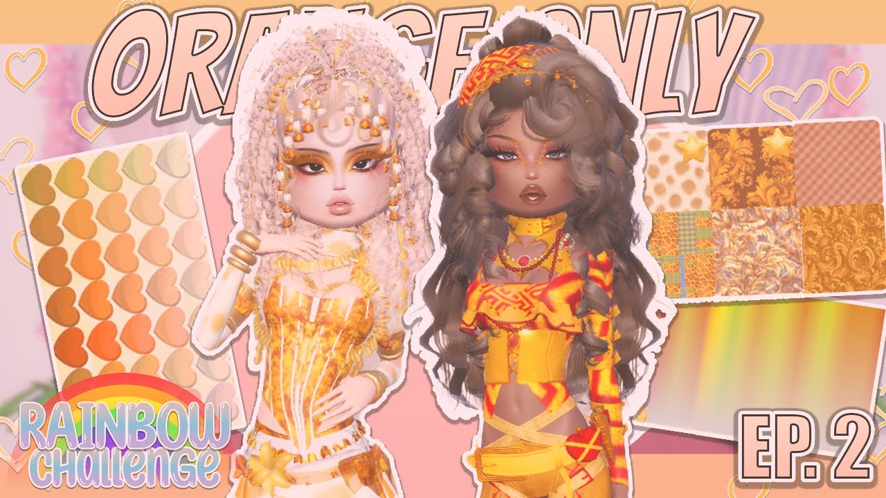 ТОЛЬКО В *ОРАНЖЕВЫХ НАРЯДАХ* в *ПЛАТЬЯХ, ЧТОБЫ ВПЕЧАТЛЯТЬ* - Rainbow Series (Эпизод 2) (ROBLOX)