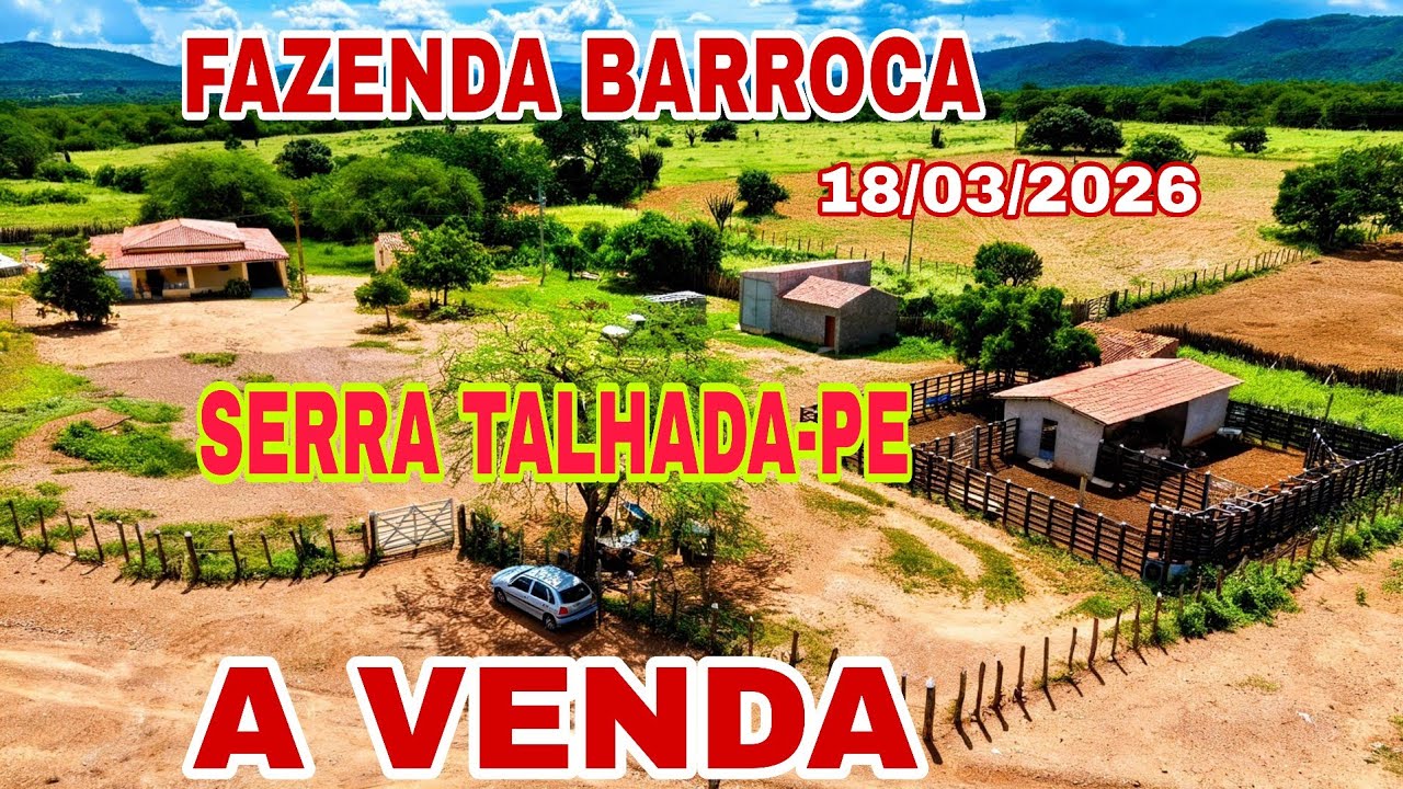 Fazenda muito boa a venda , uma das melhores aqui de Serra talhada  - PE             277 hectares