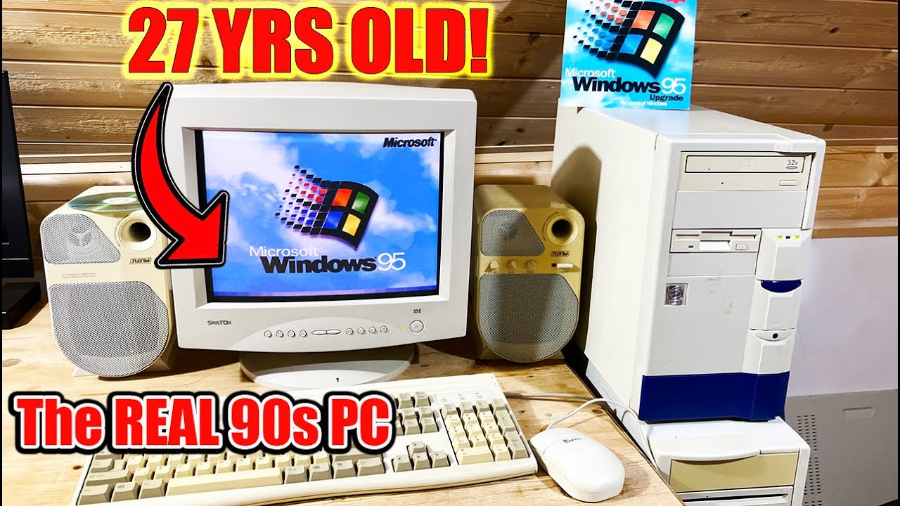 I Booted a 27-Year-Old Windows 95 PC: The REAL 90s Experience