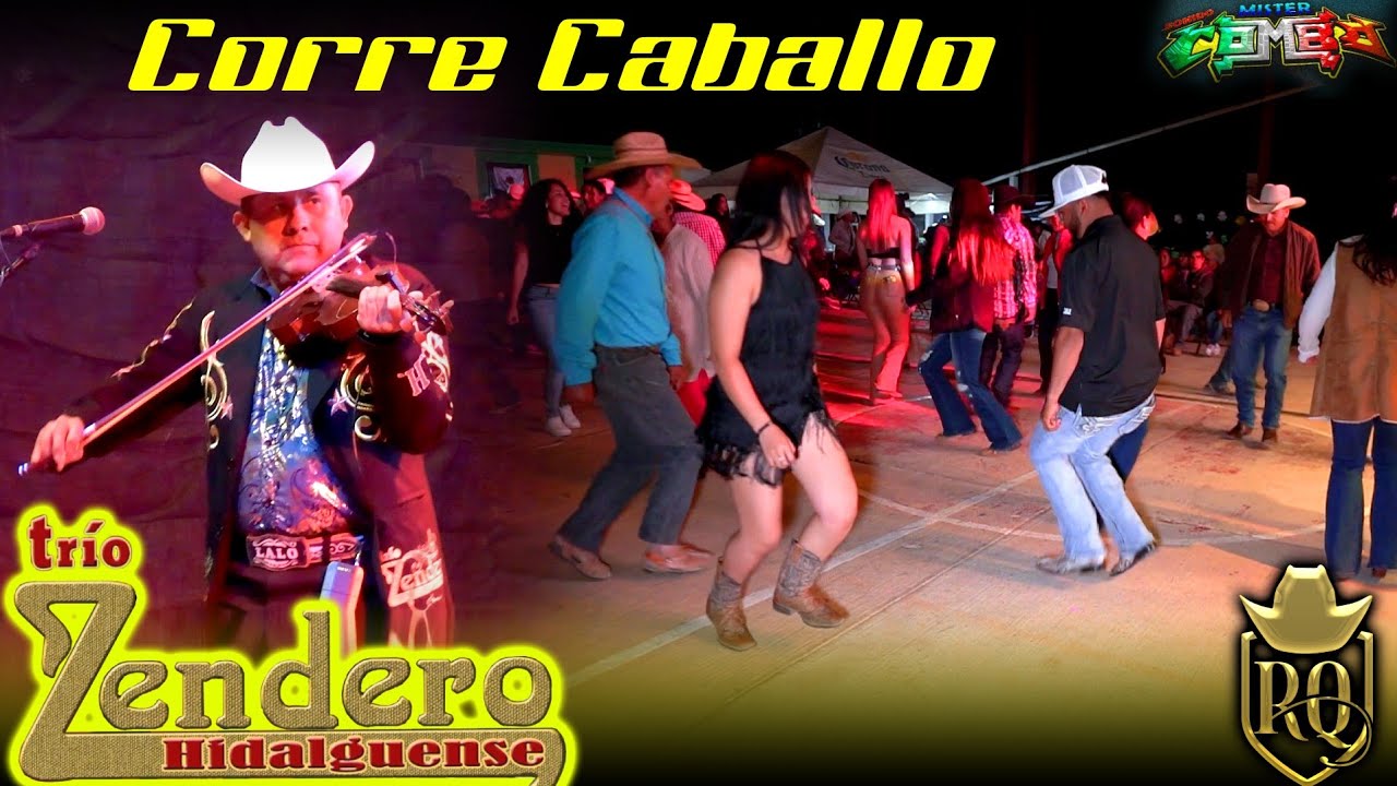 El corre caballo con el trio Zendero Hidalguense 