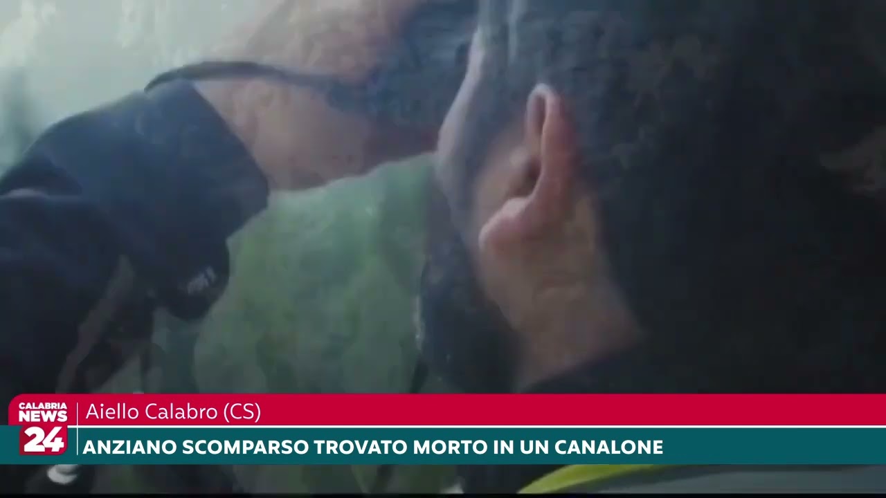 Aiello Calabro, Anziano scomparso trovato morto in un canalone