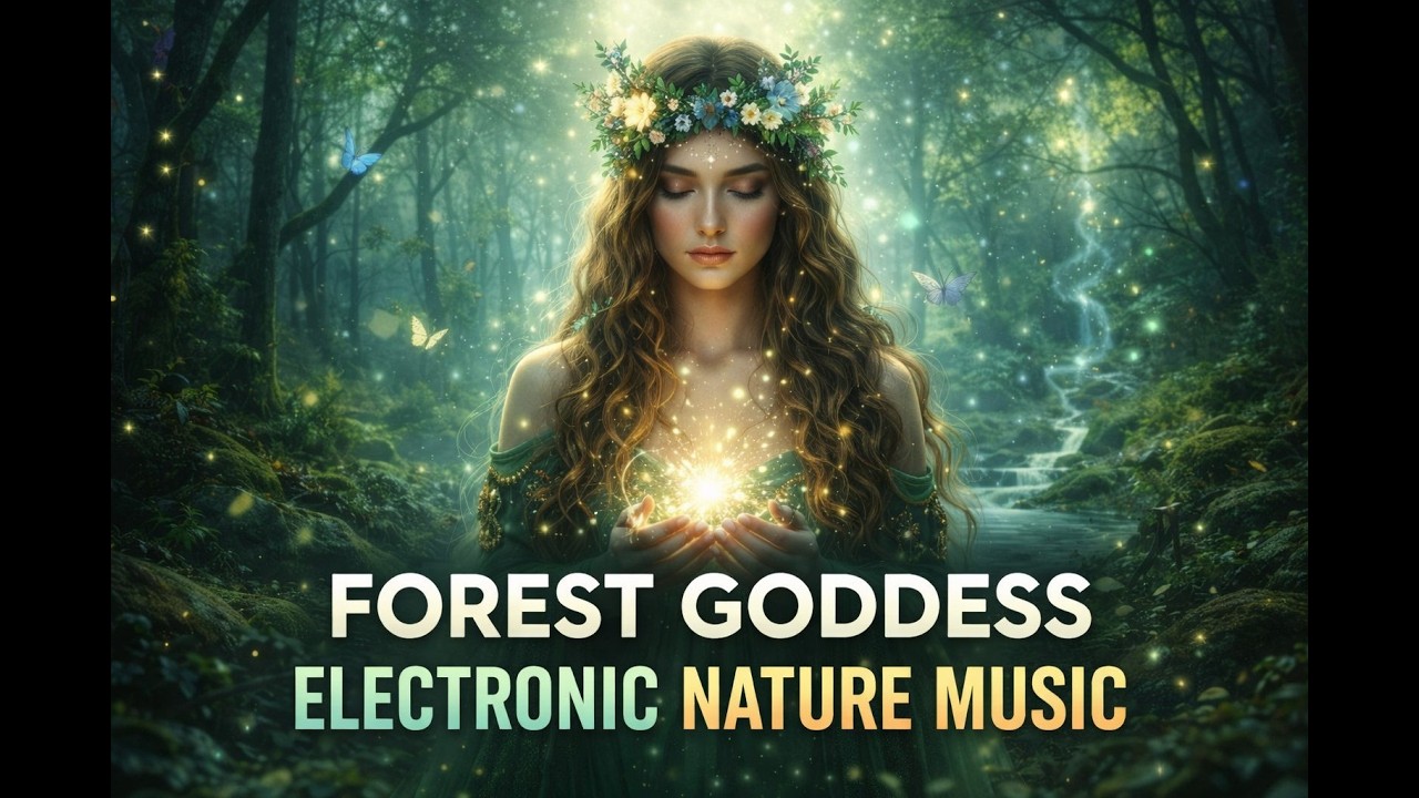 Whispers of the Ancient Forest 🌙 Dreamy Electronic Music with Flute & Goddess Vocals