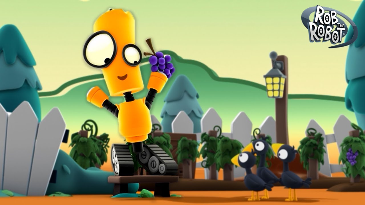 Raisin a Ruckus on Grape Juice Planet | Rob The Robot | Preschool Learning