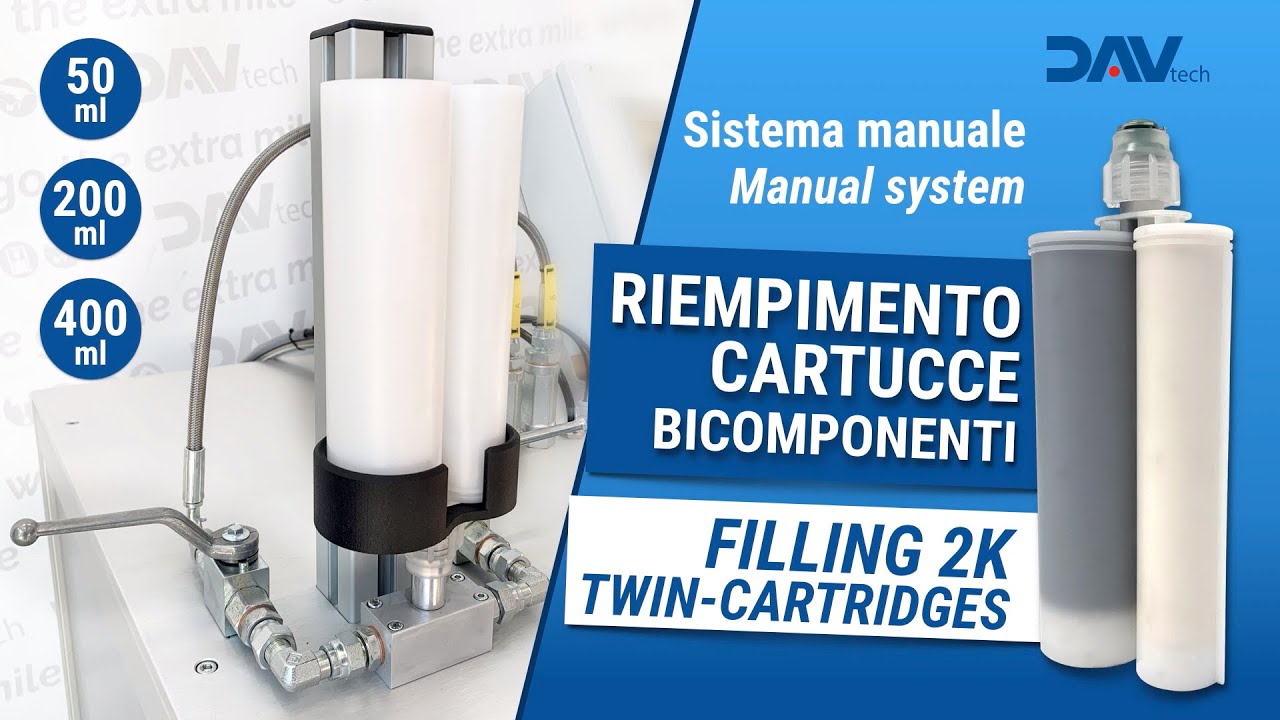 Riempimento cartucce 2K - Loctite SI 5615 | Twin-cartridges filling system