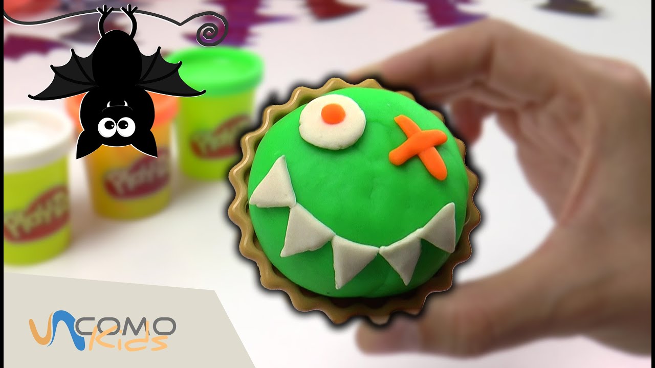 Monstruo de plastilina PLAY DOH para HALLOWEEN