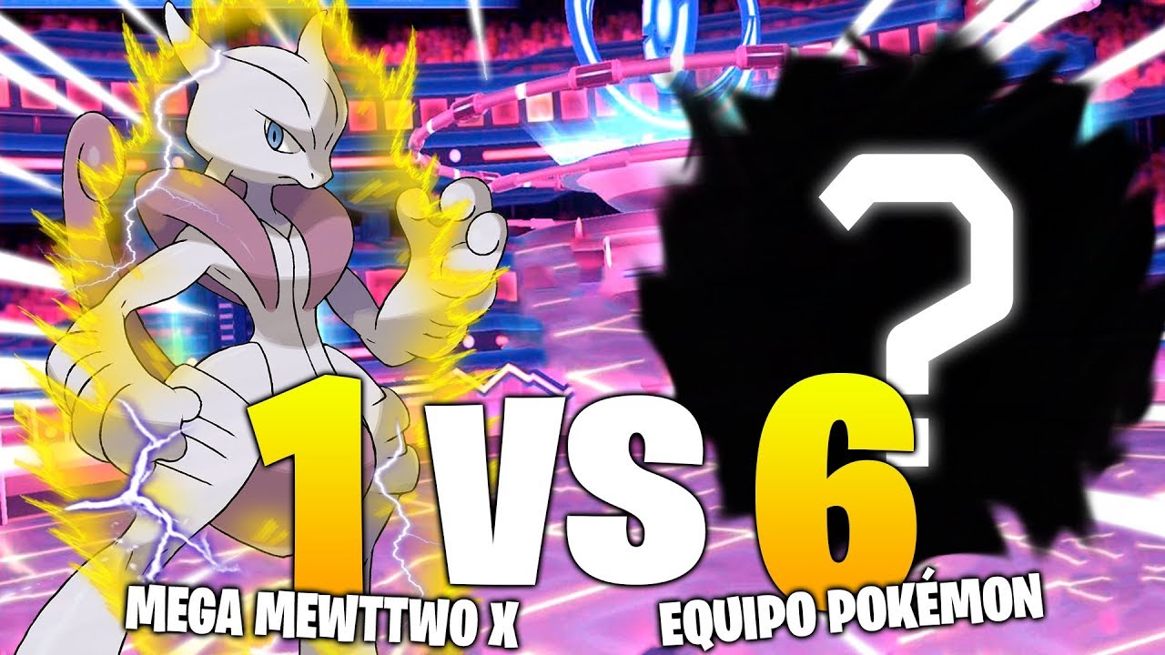 😎¡DESTROZO un EQUIPO con SOLO MEGA MEWTWO X!😎 Combate ONLINE en Pokémon LET'S GO Pikachu y Eevee