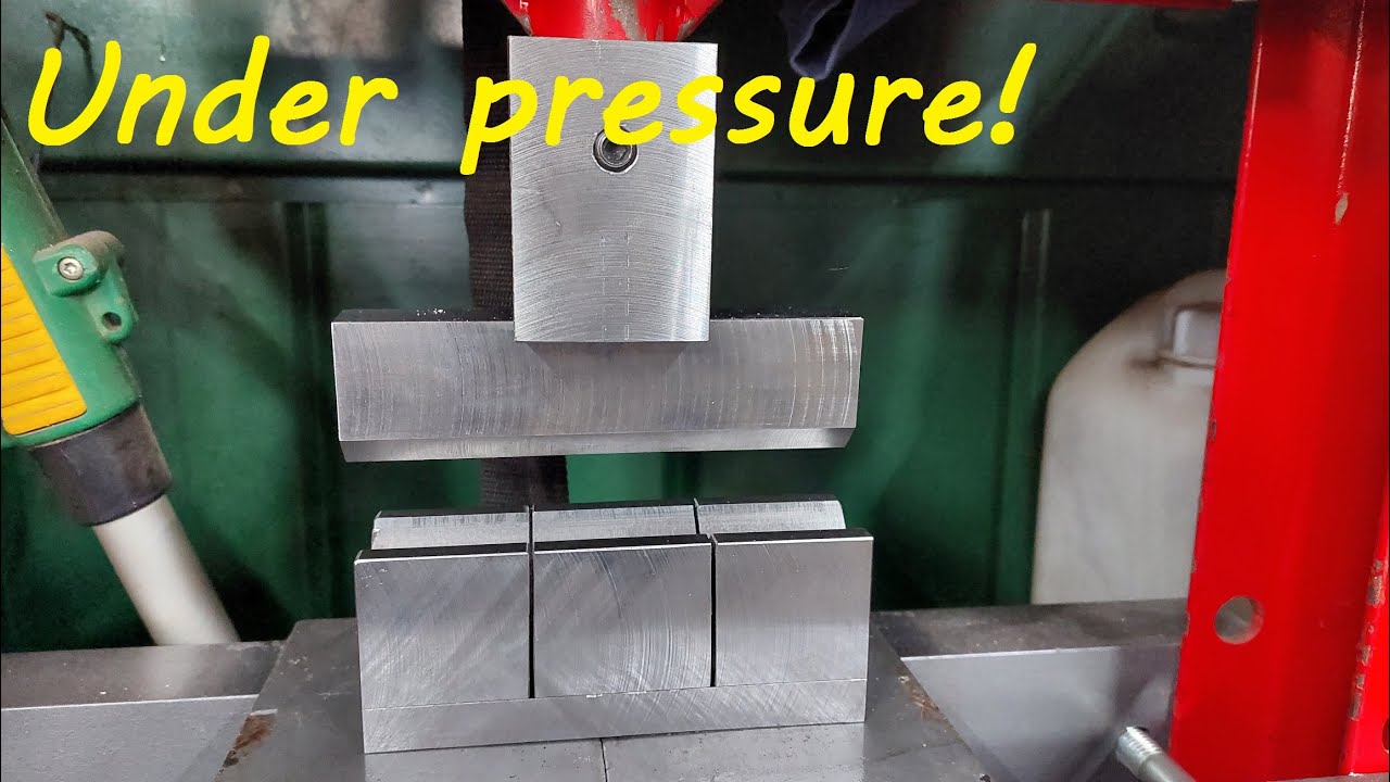 DIY Mini Press Brake & Round Bar Straightening Jig