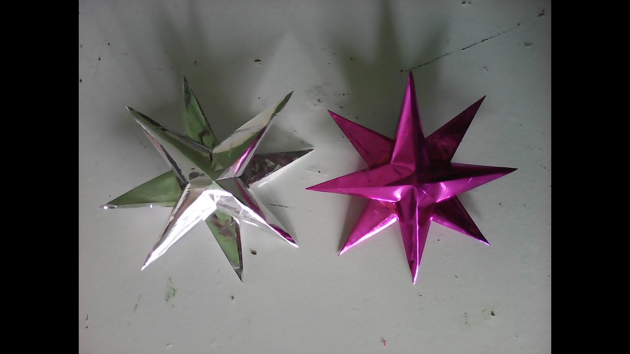 Estrela de natal fácil, decoração, arvore de natal,enfeite de natal, festa - #artesanato