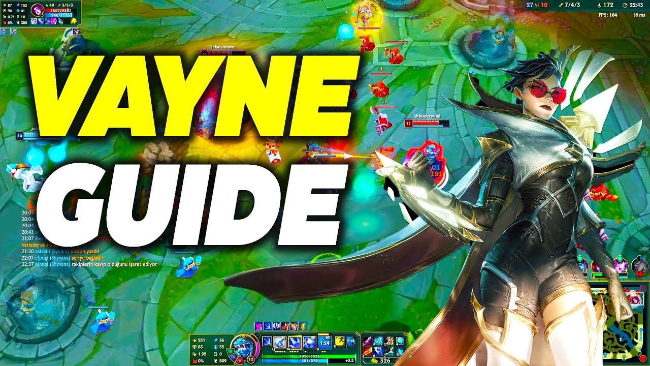 HOW TO PLAY VAYNE! - VAYNE GUIDE | Adc Vayne Gameplay