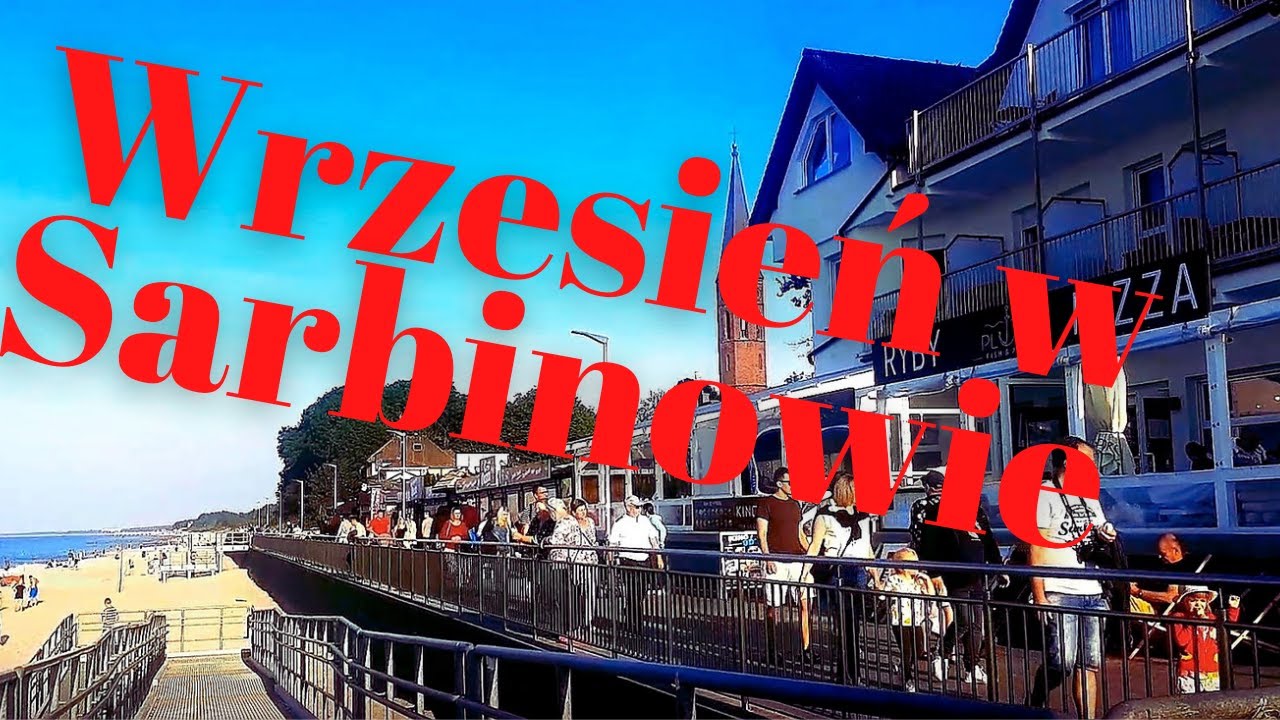 Promenada w Sarbinowie wita wrzesień i turyst&oacute;w#Sarbinowo#Sarbinowo2021#morzebaltyckie