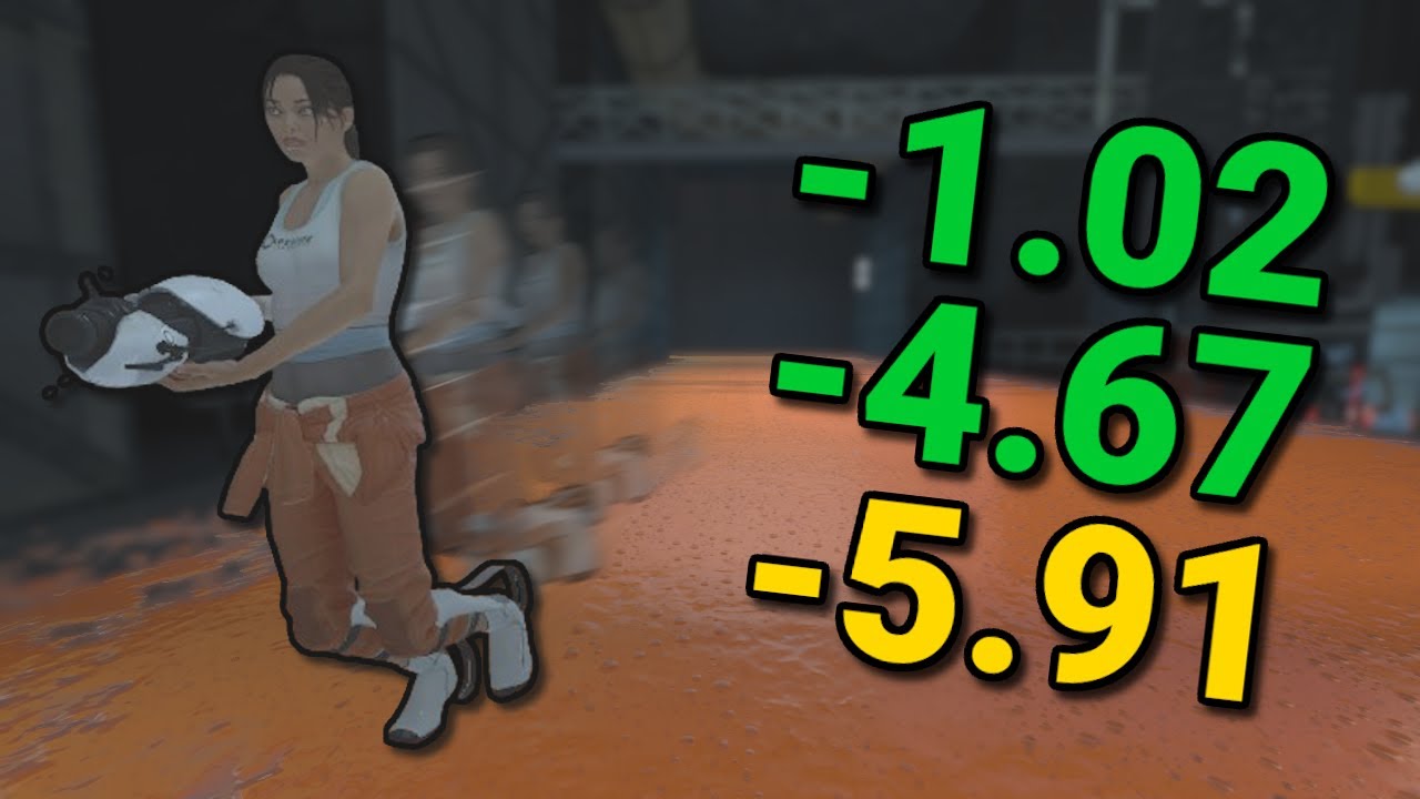 Этот уровень превращает Portal 2 в гоночную игру. Я прошёл его до совершенства.