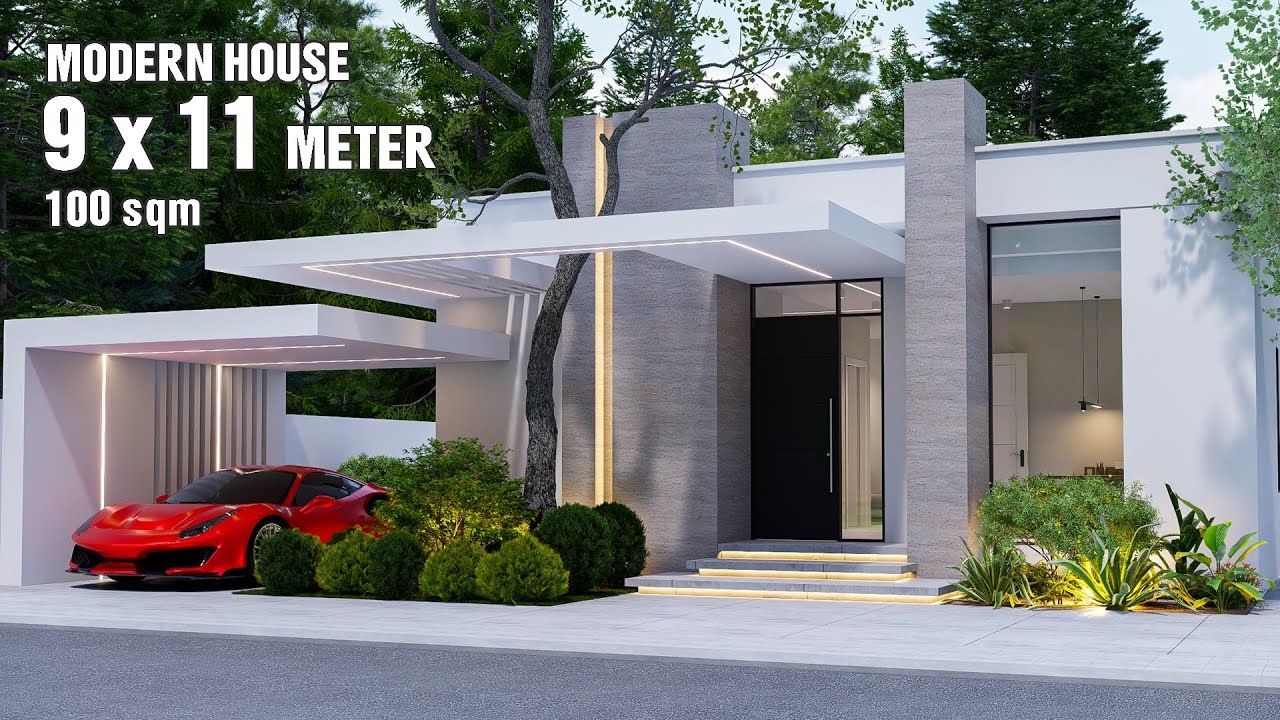 Modern House Design idea | 9 x 11 Meters | Simple and Modern
