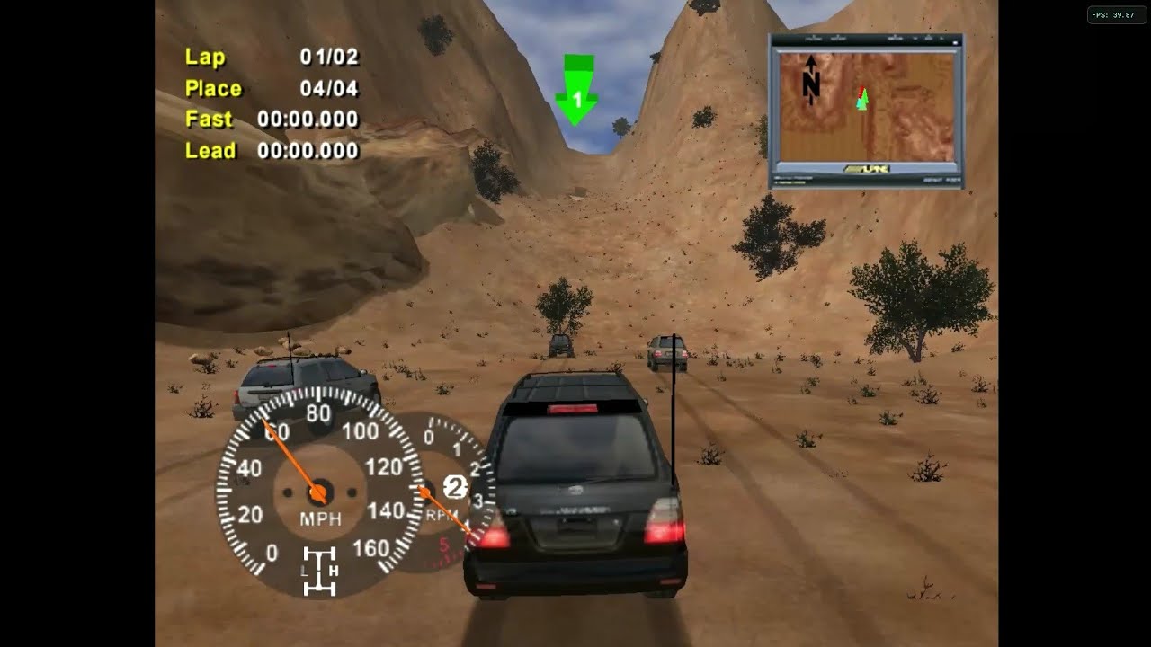 4x4 Evo 2 - GameCube Gameplay 1080p (Dolphin)