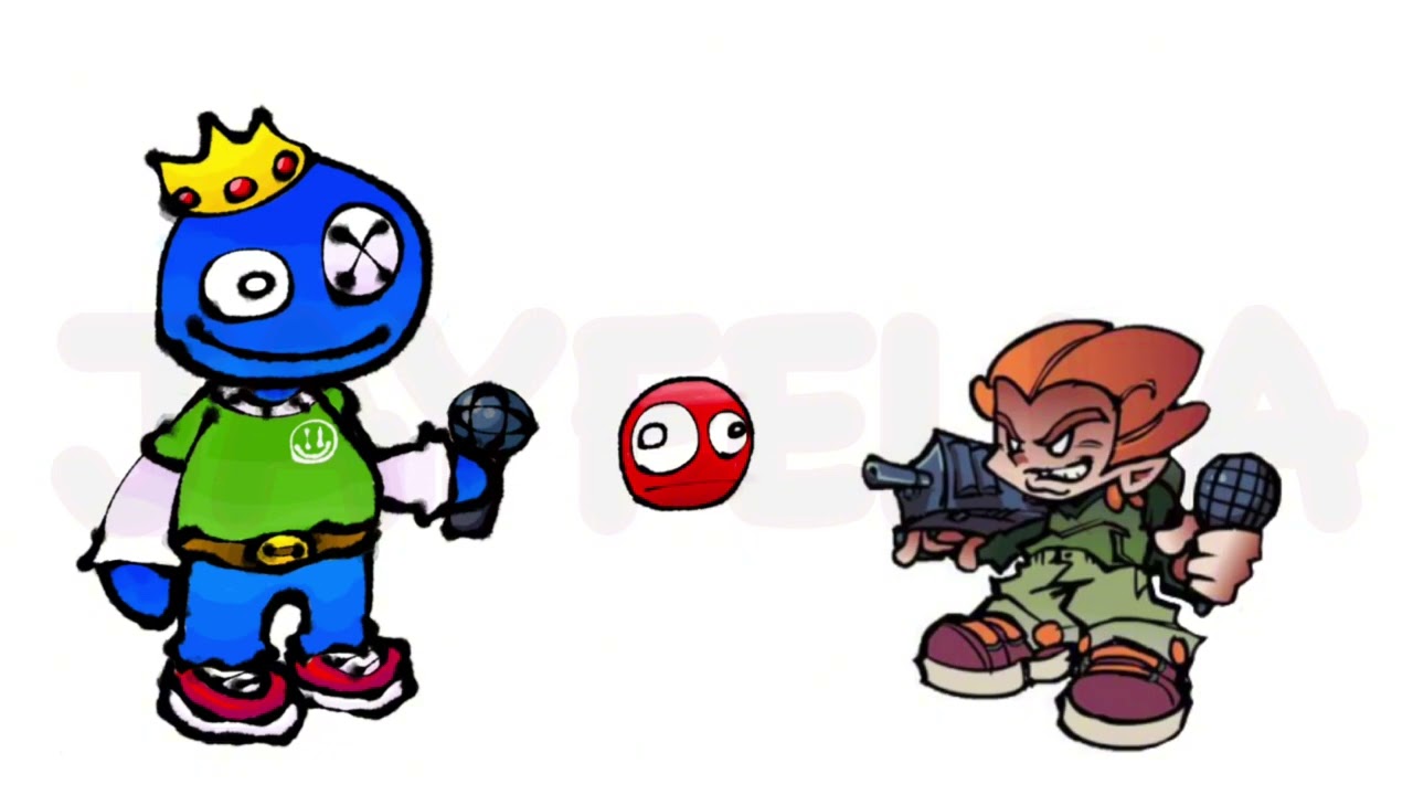 17bucks UST - Too Blue - RAINBOW FRIENDS - (FNF CONCEPT)