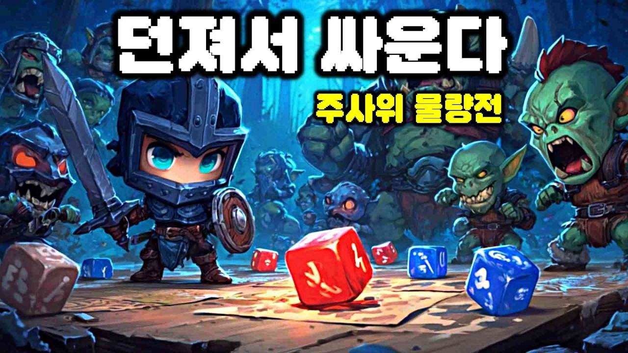 주사위를 굴려 싸운다! 물량×운빨 로그라이크 | Rune Dice