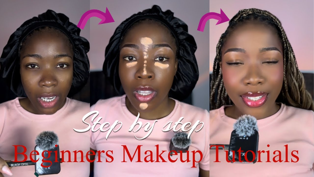 Simple Valentine Makeup Routine for Beginners. #beginnerfriendlymakeupforblackwomen #beginnersmakeup