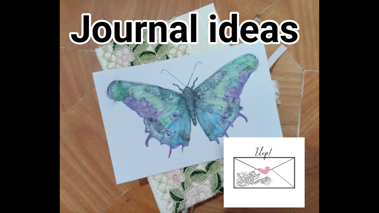 ¡No vas a creer cómo quedó mi journal con esta mariposa!